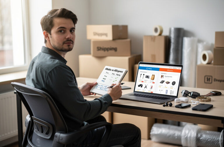 Alibaba ou AliExpress sont deux plateformes incontournables pour réussir en dropshipping, chacune offrant des avantages distincts selon votre stratégie. Le choix entre Alibaba, orienté B2B, et AliExpress, axé B2C, influe directement sur vos marges, délais de livraison, qualité des produits et capacité à personnaliser votre offre. Comprendre ces différences est essentiel pour optimiser votre rentabilité et votre croissance en dropshipping.