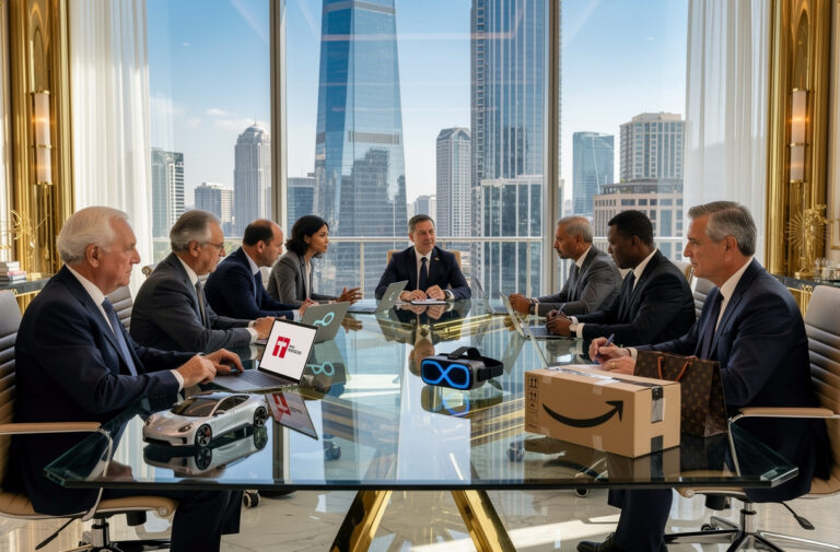 Les fortunes mondiales atteignent des sommets inédits, avec plus de 3 000 milliardaires pesant collectivement plus de 16 000 milliards de dollars. Hommes et femmes les plus riches de la planète, ces figures du capitalisme mondial façonnent l’économie, principalement grâce à la technologie, au luxe et à la finance, illustrant la concentration extrême de la richesse mondiale.