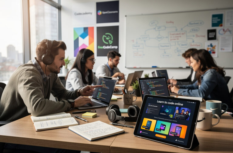 Découvrez le top 15 des plateformes incontournables pour maîtriser le code en autodidacte : ces ressources en ligne facilitent l’apprentissage de la programmation, du HTML au Python, grâce à des cours interactifs, exercices pratiques et certifications reconnues, adaptés à tous les niveaux et budgets pour progresser efficacement en développement web ou mobile.