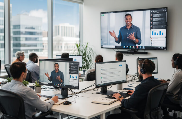 Le webinaire, ou séminaire en ligne interactif, est devenu l’outil incontournable pour les entreprises cherchant à optimiser leur communication numérique. Grâce à sa flexibilité géographique et sa structure participative, le webinaire permet de réunir des intervenants et des participants du monde entier autour d’un contenu interactif, favorisant échanges et engagement en temps réel.