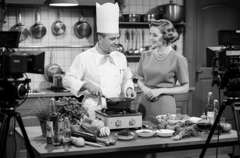 Les maîtres de la cuisine à l’écran ont marqué l’histoire de la télévision française en transformant le petit écran en un véritable laboratoire gastronomique où grands chefs partagent savoir-faire et passion autour de la cuisine française. Ces portraits de chefs célèbres ont contribué à populariser la gastronomie hexagonale, faisant de la cuisine un art accessible et admiré par des millions de téléspectateurs.